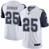 Nike Men & Women & Youth Cowboys 25 Lance Dunbar White Color Rush Limited Jersey,baseball caps,new era cap wholesale,wholesale hats